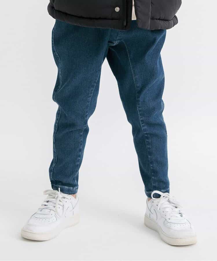 ★SALE★あったかラフテーパードパンツ_裏起毛 10分丈