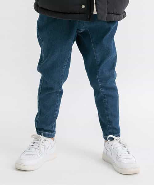 ★SALE★あったかラフテーパードパンツ_裏起毛 10分丈