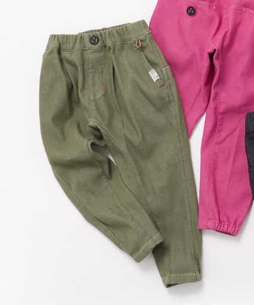 ★SALE★あったかラフテーパードパンツ_裏起毛 10分丈