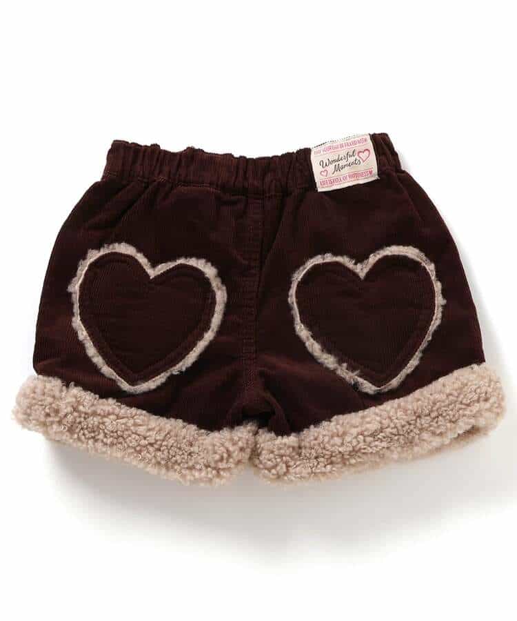 裾ボアショートパンツ_989606