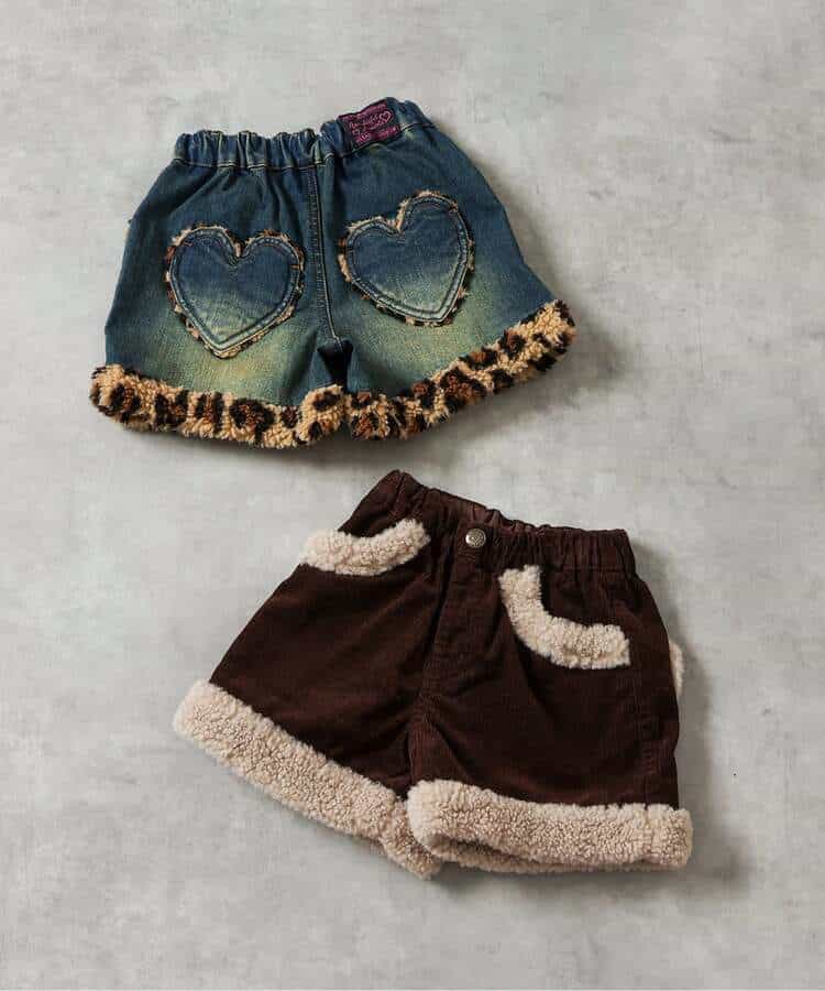 裾ボアショートパンツ_989617