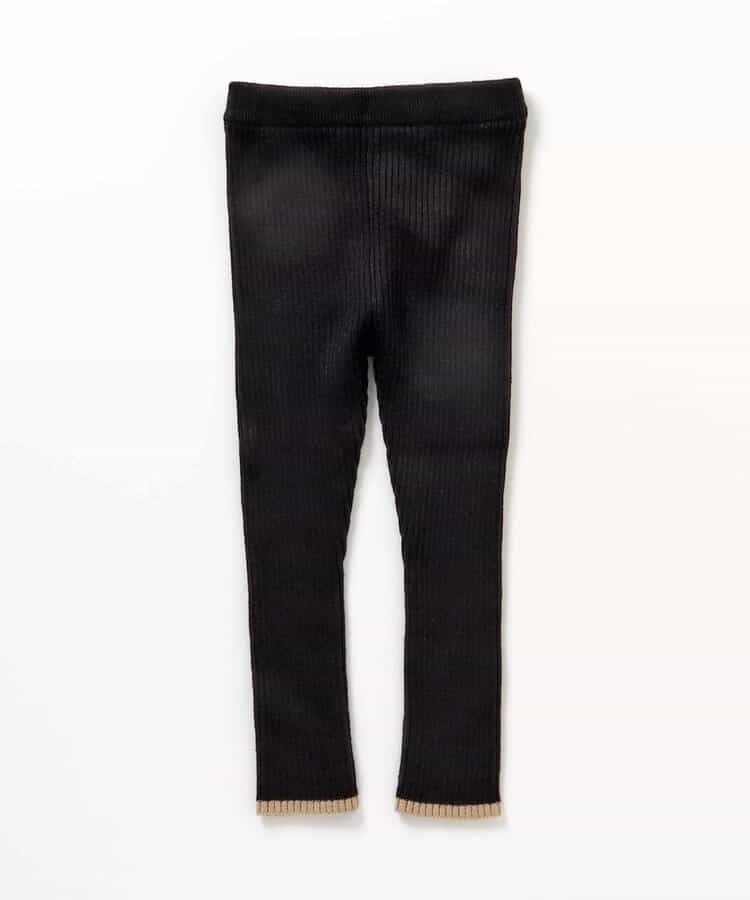 ★SALE★もちもちリブニットレギンス 10分丈