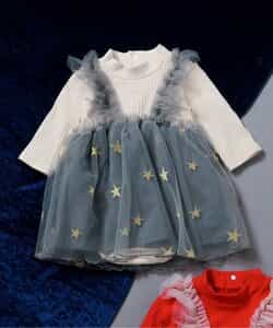 【リンク】Belchic ベビーおめかしキラキラワンピ