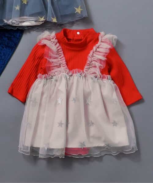 【リンク】Belchic ベビーおめかしキラキラワンピ