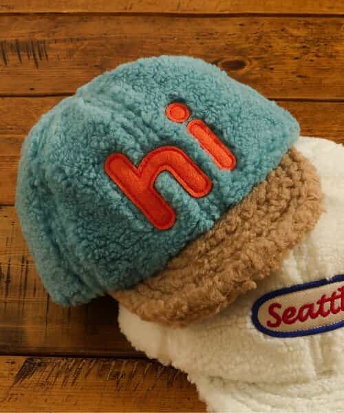 Bpop もこもこベビーキャップ