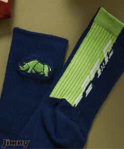 Jimnyコラボ 配色ロゴ＆モチーフソックス