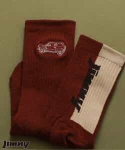 Jimnyコラボ 配色ロゴ＆モチーフソックス