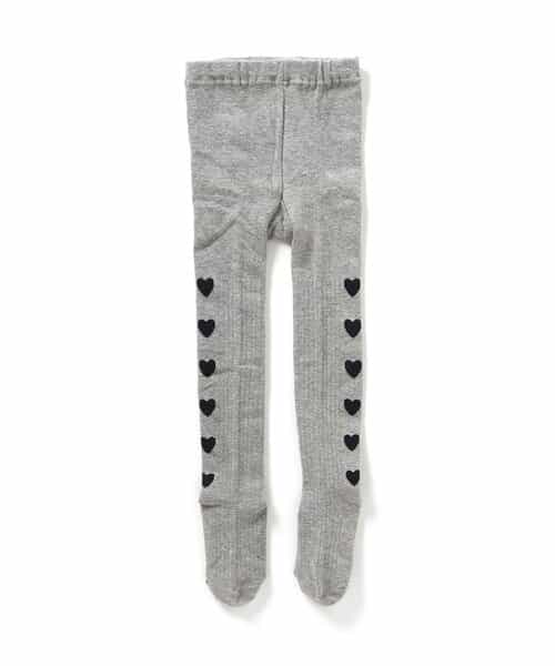 サイドラインハートタイツ