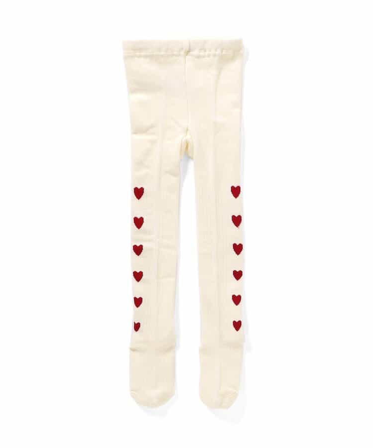 サイドラインハートタイツ