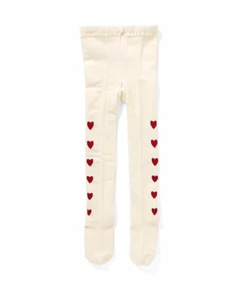 サイドラインハートタイツ