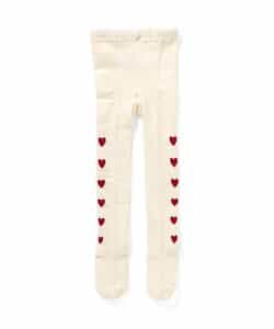 サイドラインハートタイツ