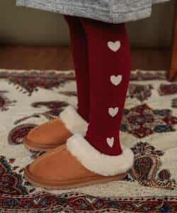 サイドラインハートタイツ