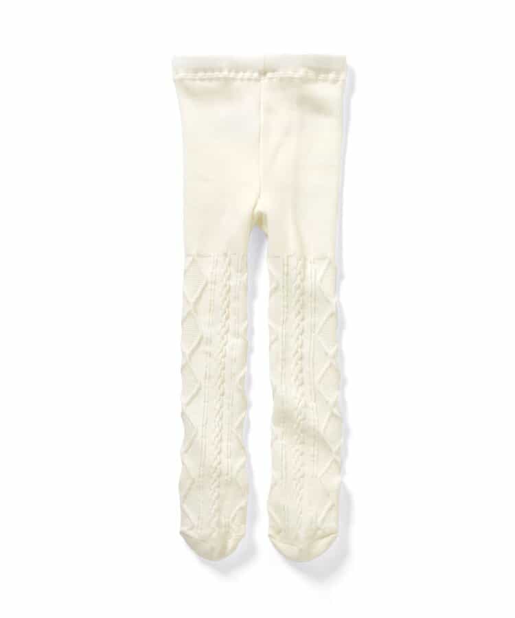 ベビーケーブルタイツ