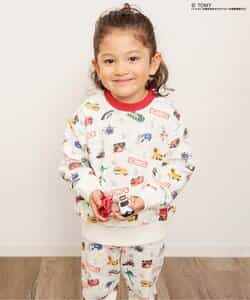 ☆SALE☆TOMICA×BREEZE 総柄ルームウェア（J558924）|BREEZE