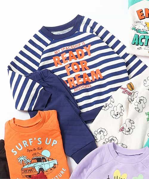 バラエティキルトかぶりパジャマ