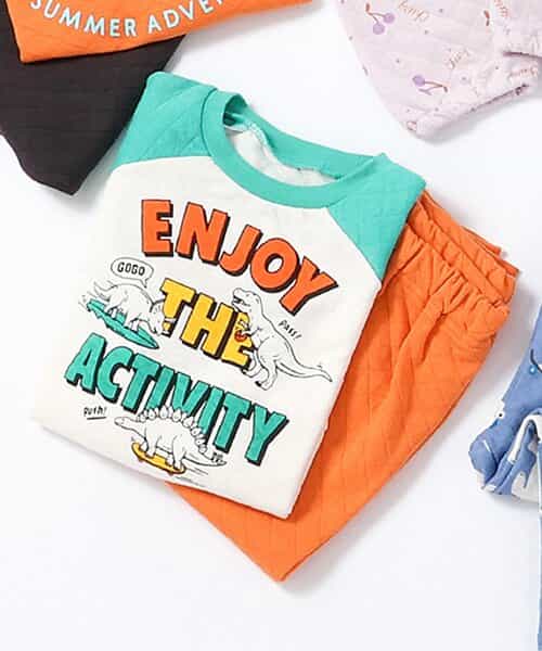 バラエティキルトかぶりパジャマ