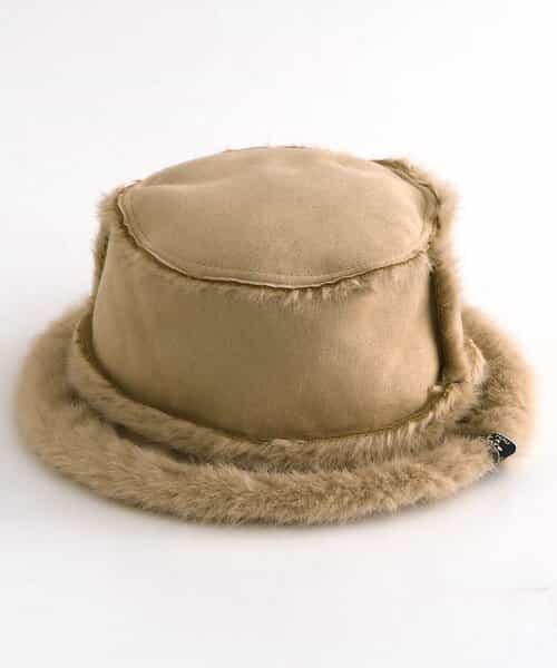 ★SALE★リバーシブルムートンバケットハット