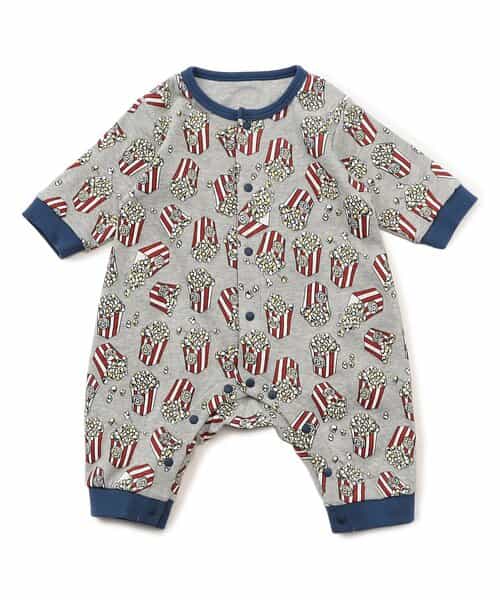 【リンク】ポップコーン柄カバーオール