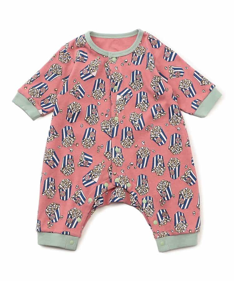 【リンク】ポップコーン柄カバーオール