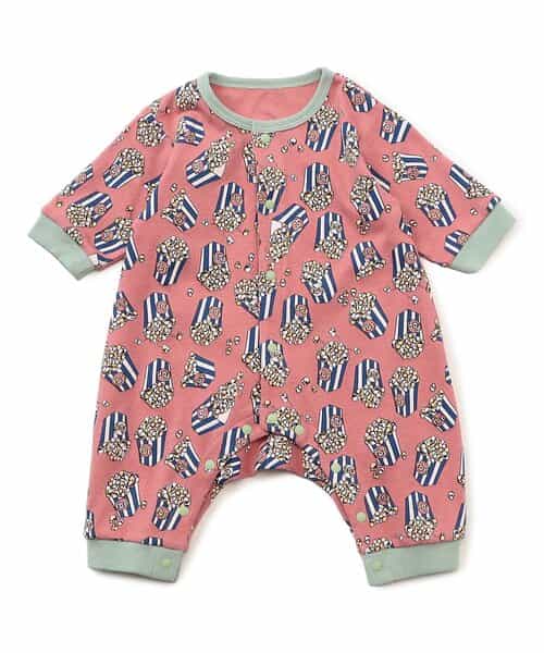 【リンク】ポップコーン柄カバーオール