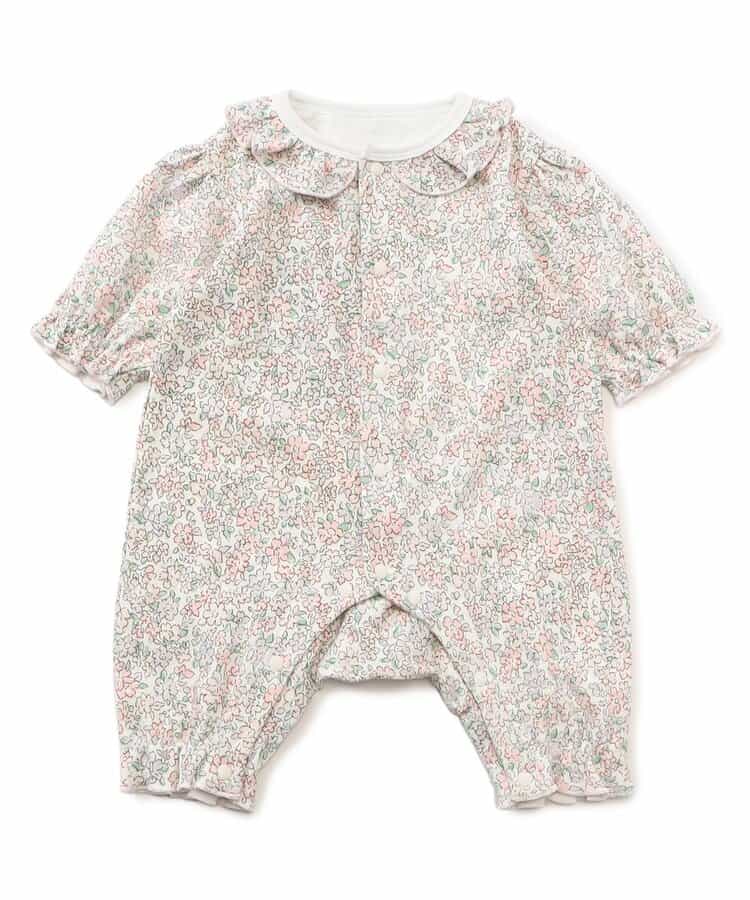 【リンク】小花柄カバーオール