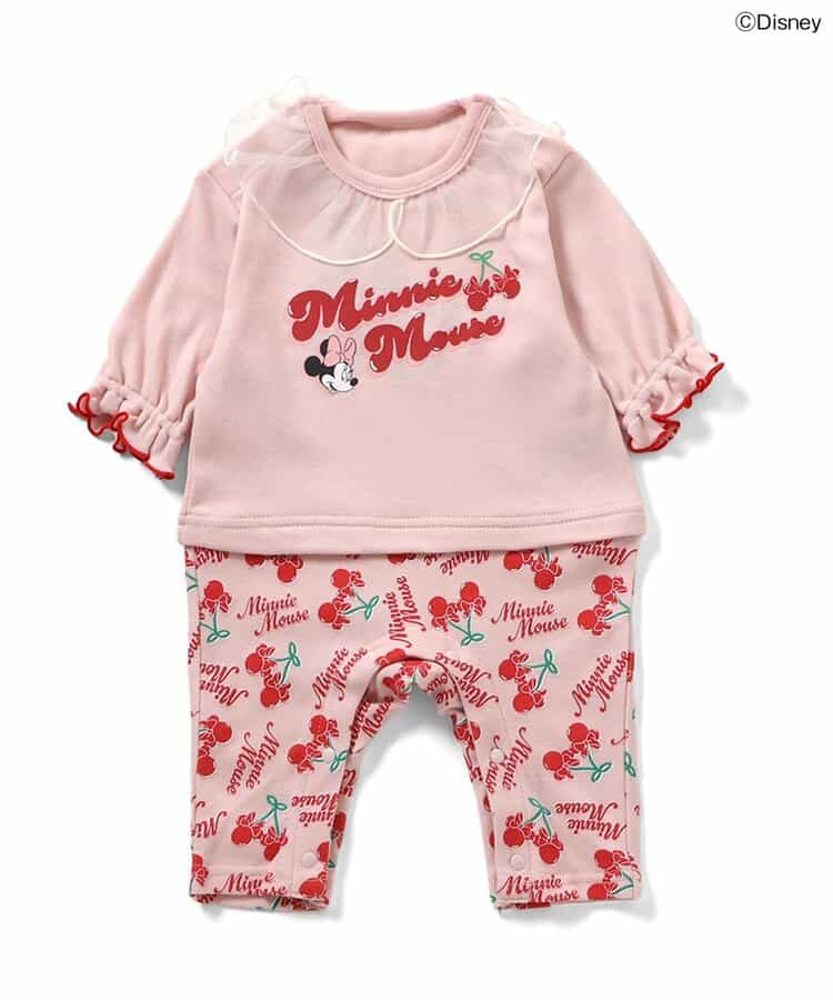 【リンク】ディズニーキャラクター ミニーマウス カバーオール