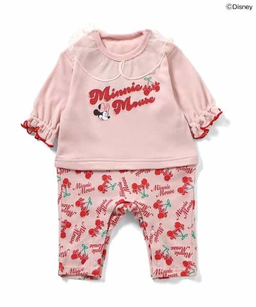 【リンク】ディズニーキャラクター ミニーマウス カバーオール