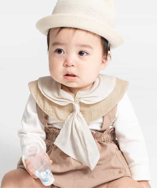 ドットジャガードスカーフスタイ