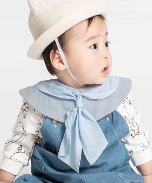 ドットジャガードスカーフスタイ