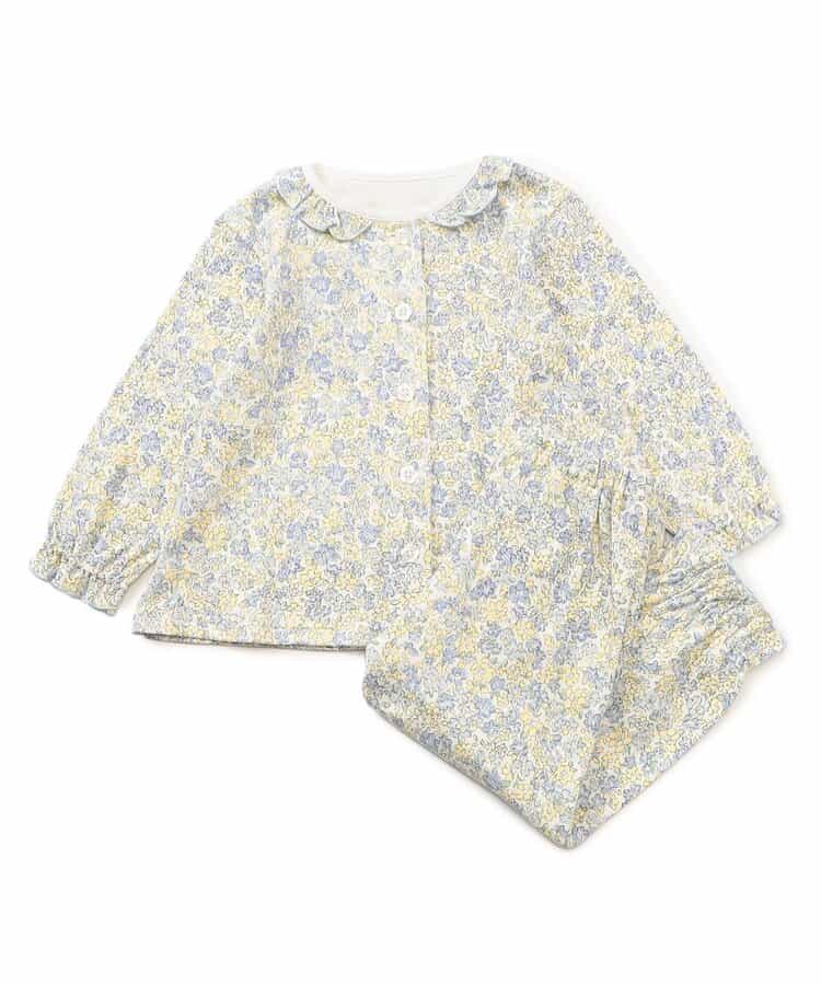 【リンク】小花柄前あきパジャマ