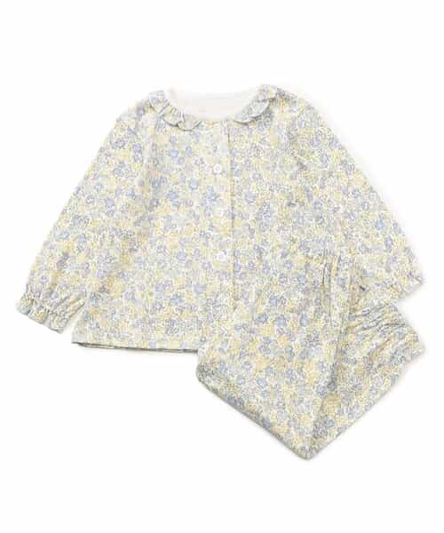 【リンク】小花柄前あきパジャマ