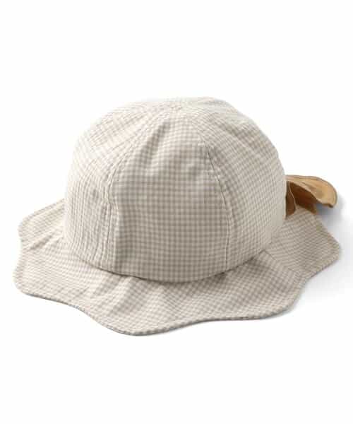★SALE★【UVカット】日よけ付きリボンハット