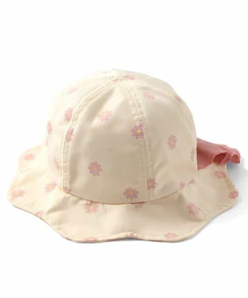 ★SALE★【UVカット】日よけ付きリボンハット