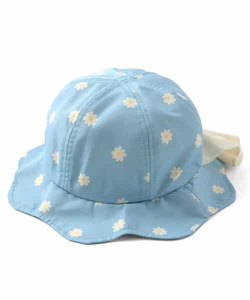 ★SALE★【UVカット】日よけ付きリボンハット