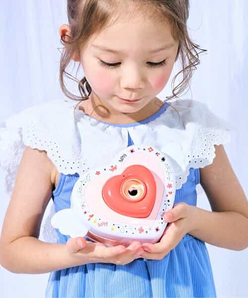 シャボン玉　ハートカメラ