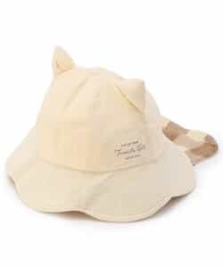 日よけ付きアニマルベビーハット_UVカット