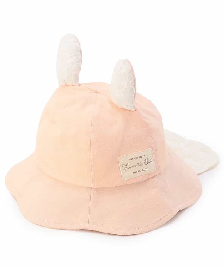 ☆2/5(木)21時～3点10％OFF☆日よけ付きアニマルベビーハット_UVカット