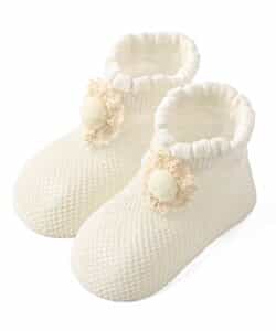 お花レースメッシュベビーソックス