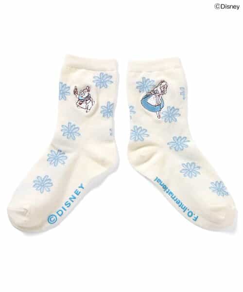 ディズニーキャラクター 不思議の国のアリスソックス