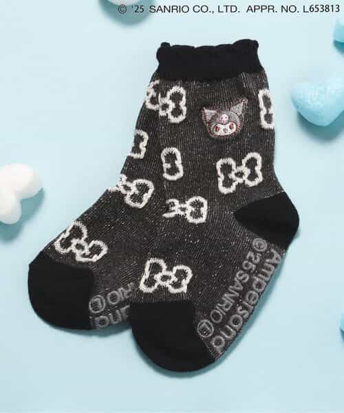 ★SALE★【マイメロディ・クロミ】リボン柄ソックス
