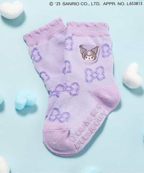 ★SALE★【マイメロディ・クロミ】リボン柄ソックス