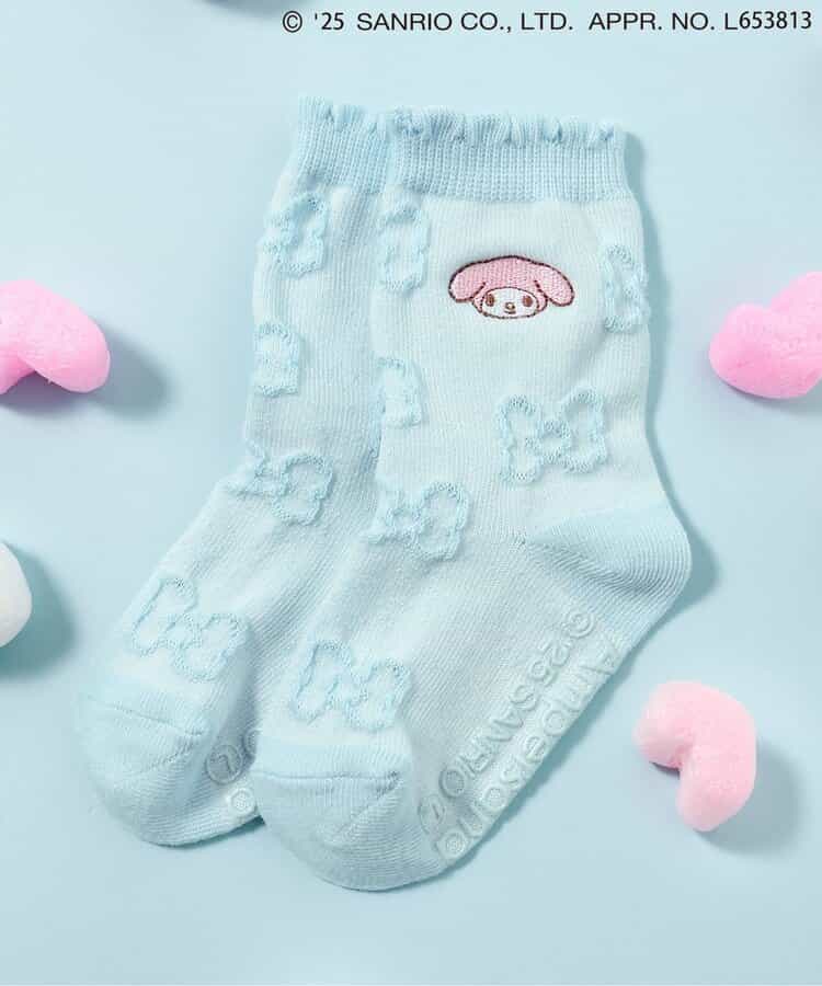 ★SALE★【マイメロディ・クロミ】リボン柄ソックス
