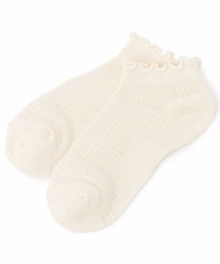 3P対象 メッシュメローアンクルソックス