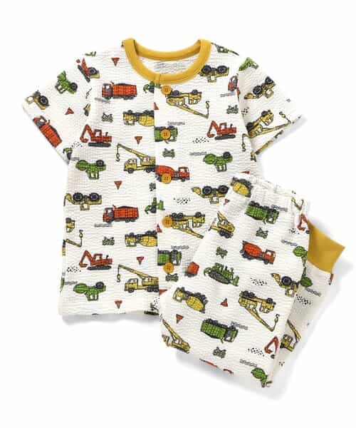 【リンク】はたらく車柄パジャマ