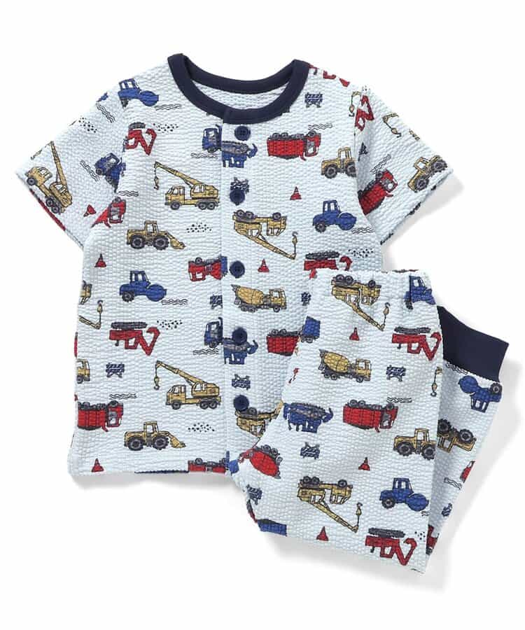 【リンク】はたらく車柄パジャマ