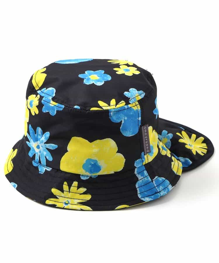 ヒヨケルHAT_UVカット_撥水_接触冷感_保冷剤ポケット付き_遮光