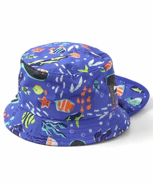 ヒヨケルHAT_UVカット_撥水_接触冷感_保冷剤ポケット付き_遮光