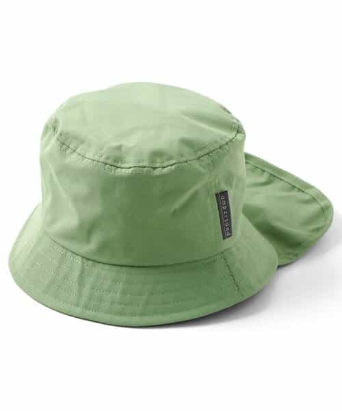 ヒヨケルHAT_UVカット_撥水_接触冷感_保冷剤ポケット付き_遮光