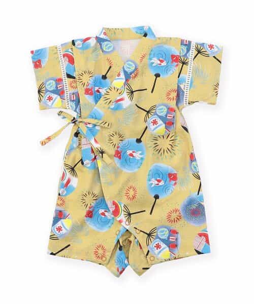 ★SALE★粋な総柄甚平ロンパス