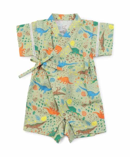 ★SALE★粋な総柄甚平ロンパス